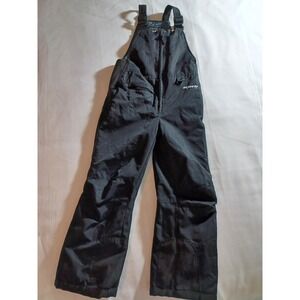SkiGear Snow Bib Pants Kids 5X Black Insulated Waterproof Winter Ski Snowboard